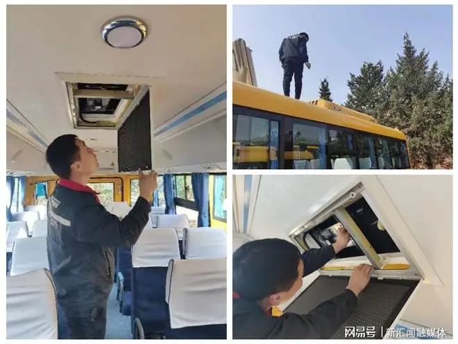 校車夏季大檢修,為學(xué)生安全出行保駕護航 圖片
