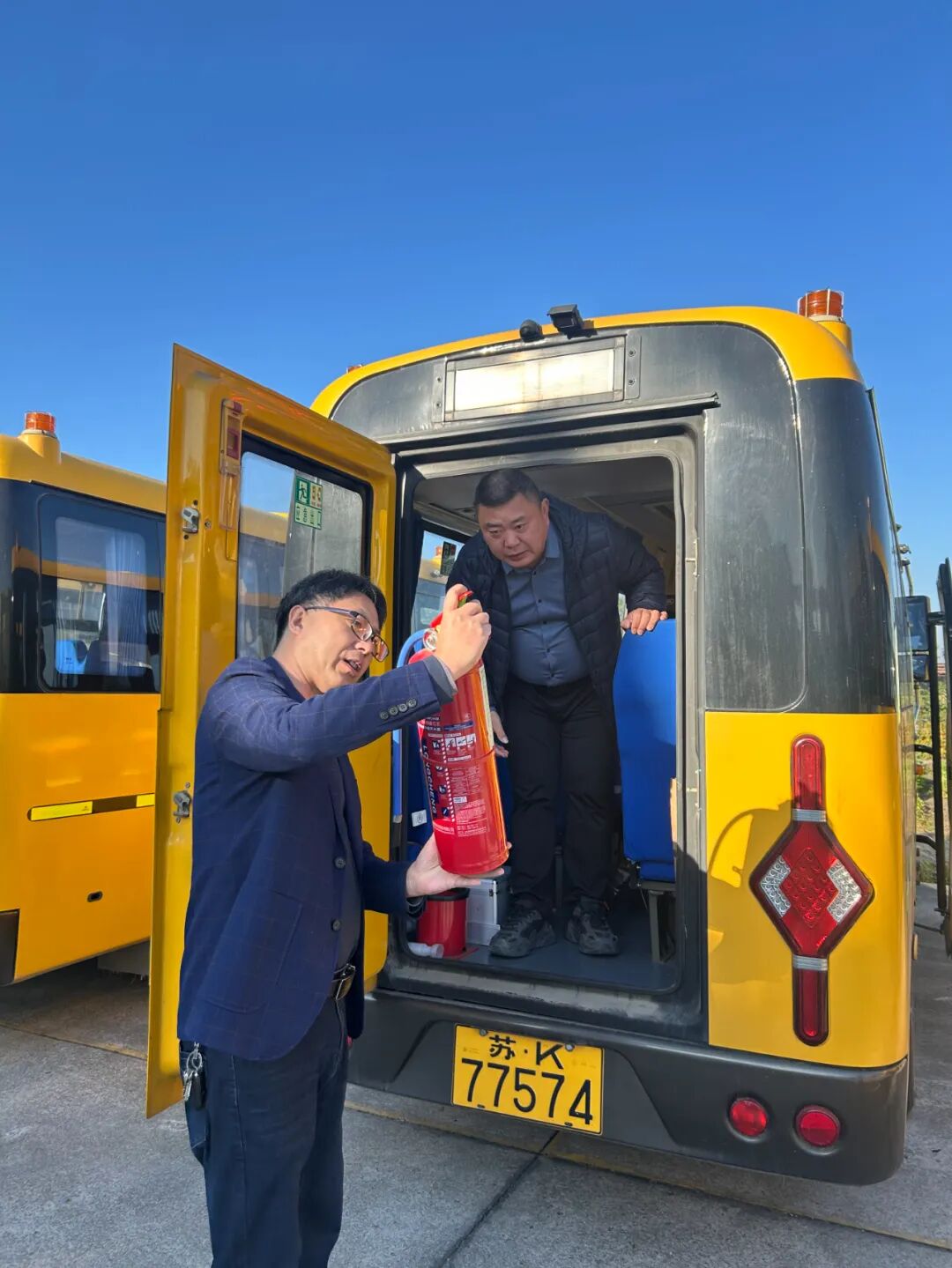 排查設施除隱患 優化路線保平安|宗村小學開展校車安全隱患排查