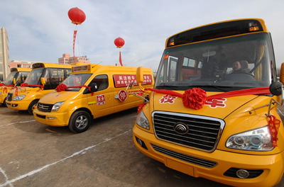 陜西銅川實現安全校車全覆蓋(圖)