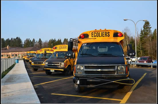 在加拿大千萬別“冒犯”校車 在加拿大千萬別“冒犯”校車