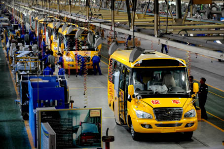 校車需求拉動 宇通客車8月銷量創年內新高