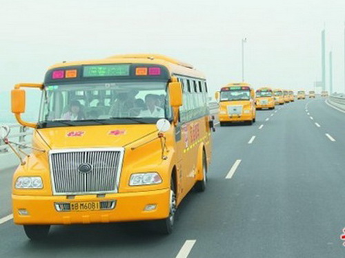 不避讓校車一次記6分 校車停靠須等待 汽車之家