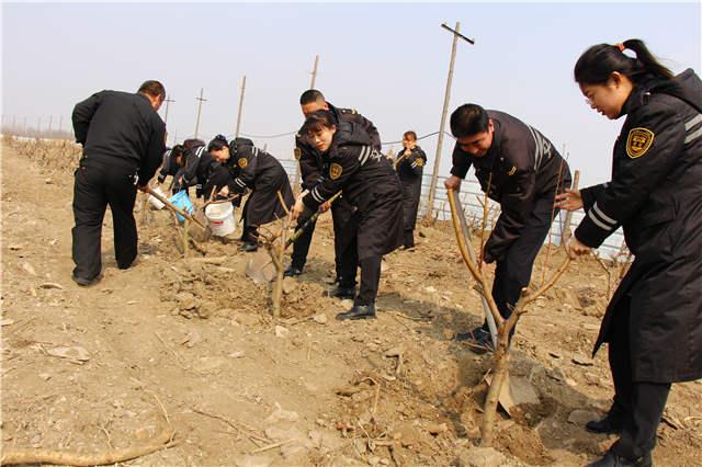 “大鼻子”校車志愿者多處植樹增綠 還在車內開講環保課