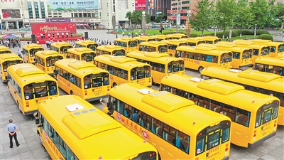 淳安70輛專用校車8月25日正式上路