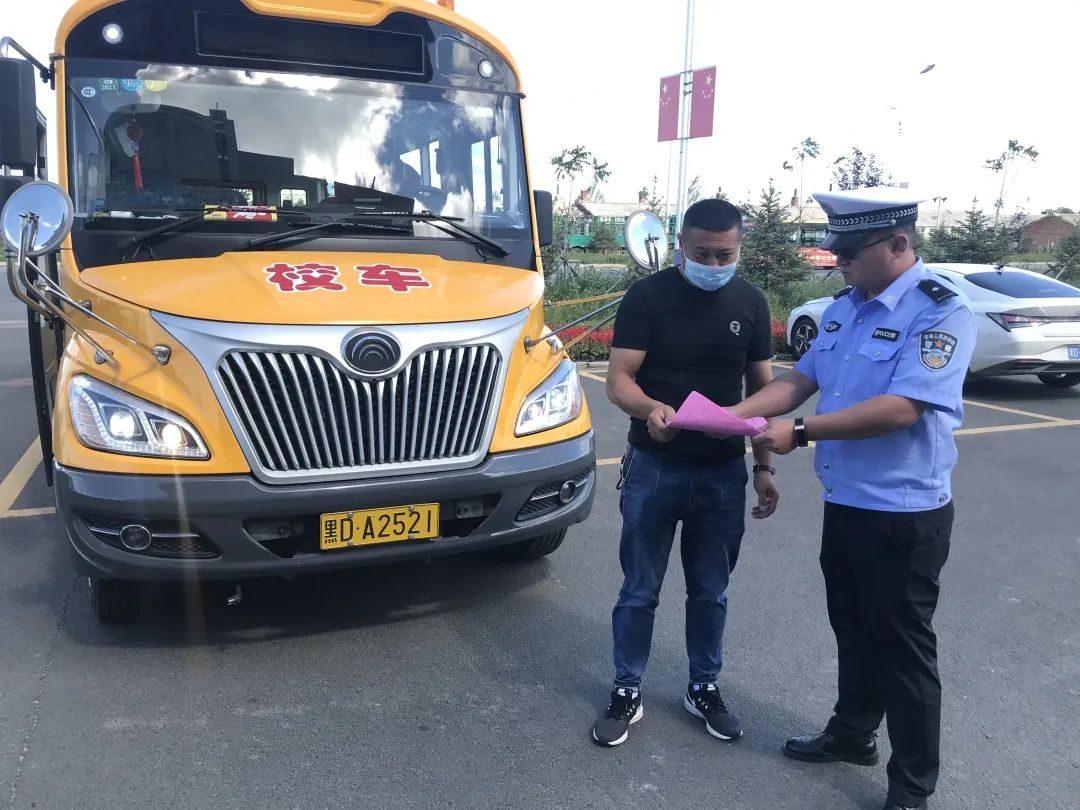 開展校車安全大檢查，筑牢學生出行安全防線~