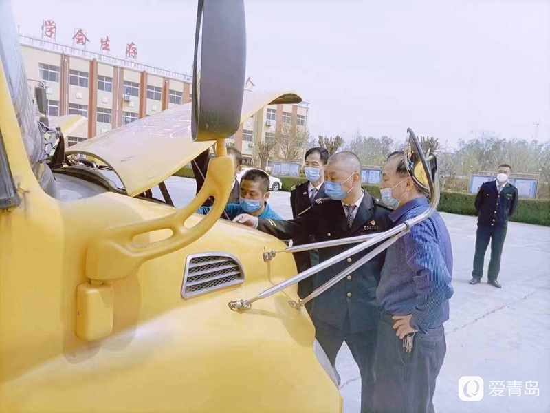 萊西：交運97部校車體檢迎24日中考生返校復課