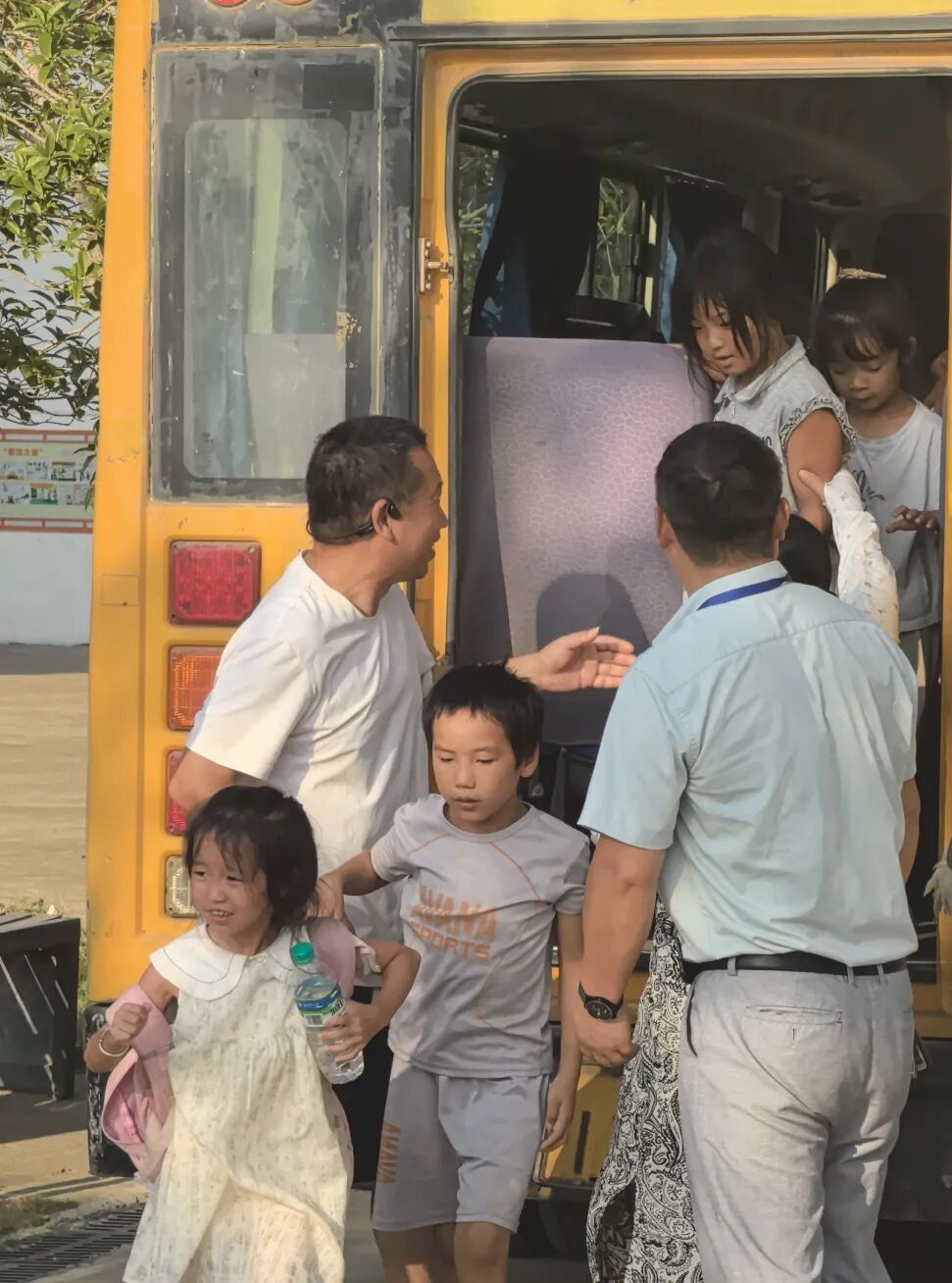 以練筑安全，守護上學路——古埠鎮中心小學開展校車安全應急演練