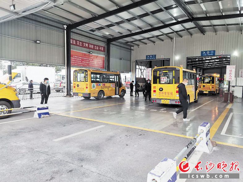 迎接開學,長沙1550輛校車已“在狀態” 迎接開學,長沙1550輛校車已“在狀態”