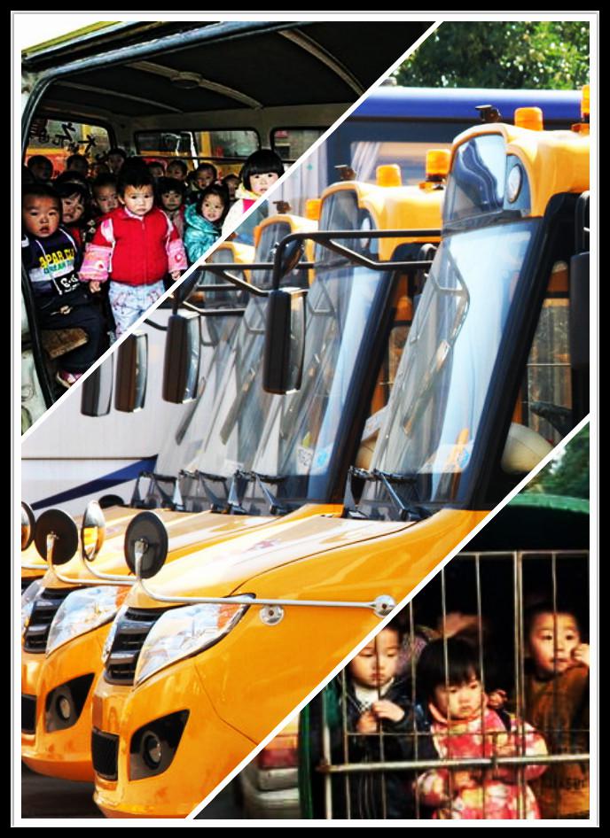 2013年6月以來，湖南岳陽推行“校車管理模式”。此模式規(guī)定，岳陽中心城區(qū)成立兩家校車服務(wù)公司，各學(xué)校、幼兒園必須簽訂協(xié)議將車輛過戶到這兩家公司，否則校車不能通過年檢，不享受財政補(bǔ)貼，不發(fā)放校車“準(zhǔn)運證”和校車專用標(biāo)識標(biāo)牌。