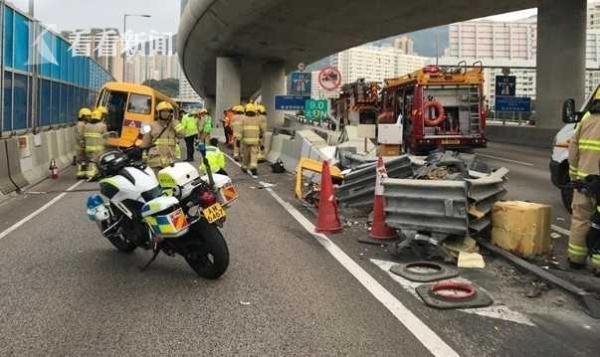 香港校車又出事!猛撞護欄 學童受困9人傷 香港校車又出事!猛撞護欄 學童受困9人傷