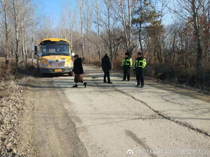 [百日安全行動]輝南交警:大排查 大治理 密織校車安全網