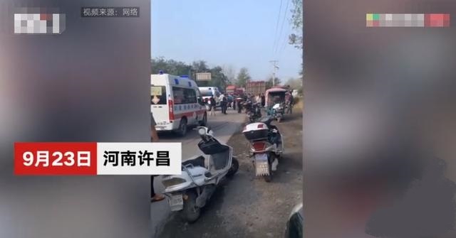 河南一幼兒園接送車與貨車相撞 致4死9傷 河南一幼兒園接送車與貨車相撞 致4死9傷