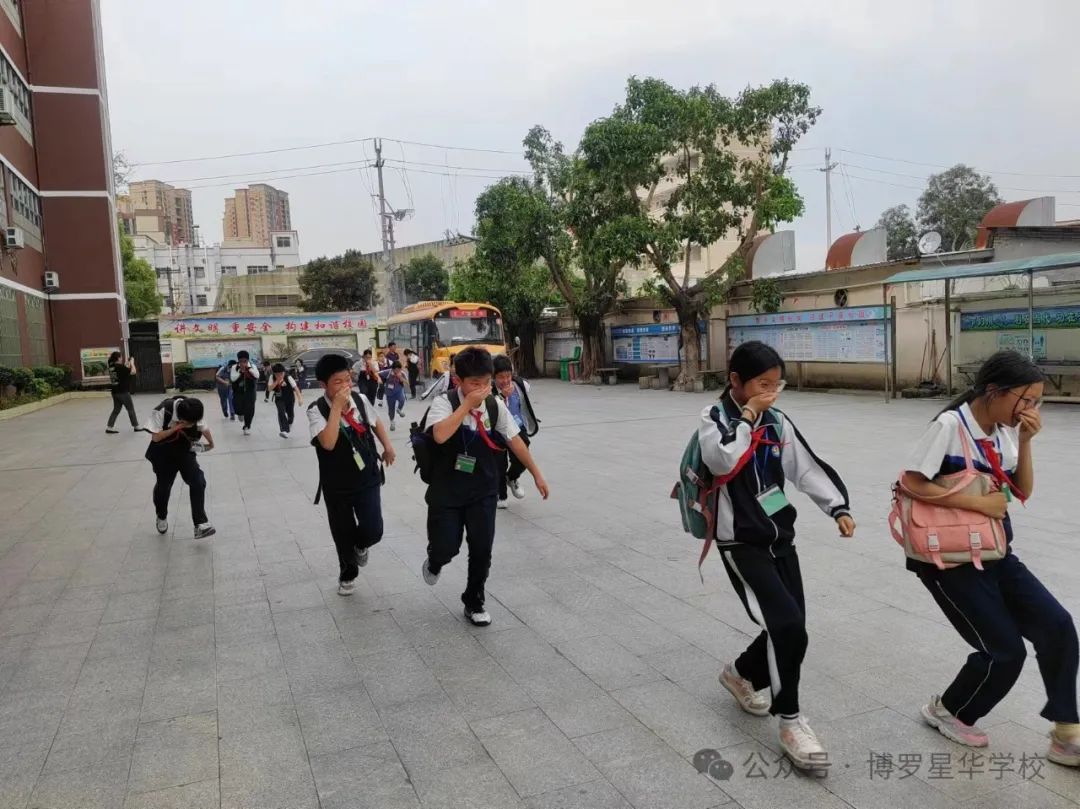 安全乘校車,平安伴我行——星華學校開展校車安全應急疏散演練活動 圖片