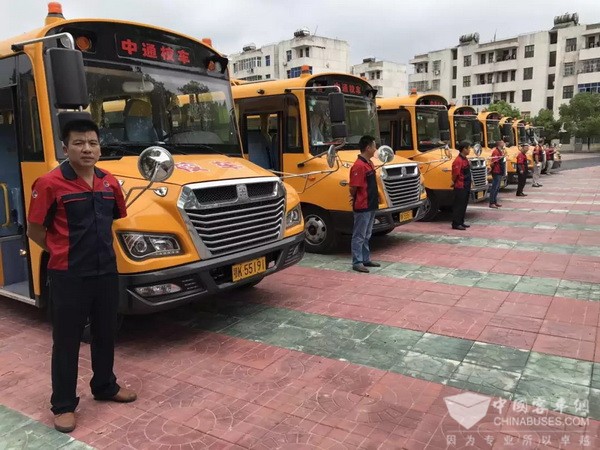 暑季“開門紅”，中通客車贏江蘇興化80臺校車訂單！